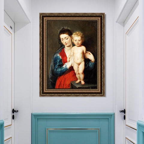 INVIN ART Framed Canvas Art Giclee Print Series#304 by Peter Paul Rubens Wall Art Living Room Home Office Decorations