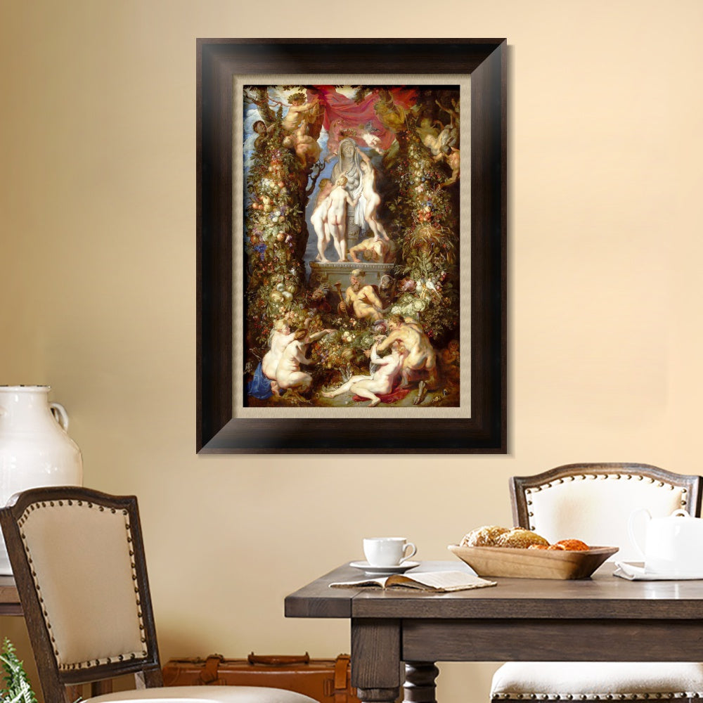 INVIN ART Framed Canvas Art Giclee Print Series#305 by Peter Paul Rubens Wall Art