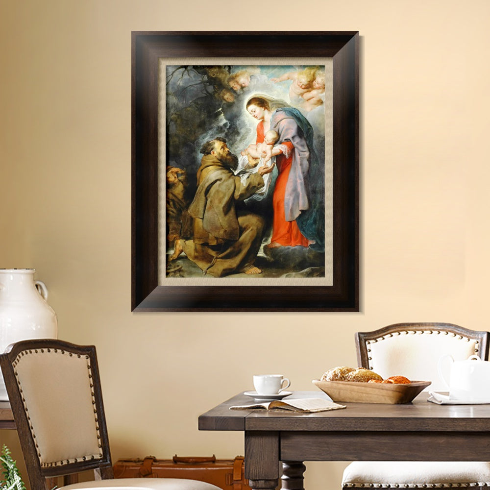 INVIN ART Framed Canvas Art Giclee Print Series#306 by Peter Paul Rubens Wall Art Living Room Home Office Decorations