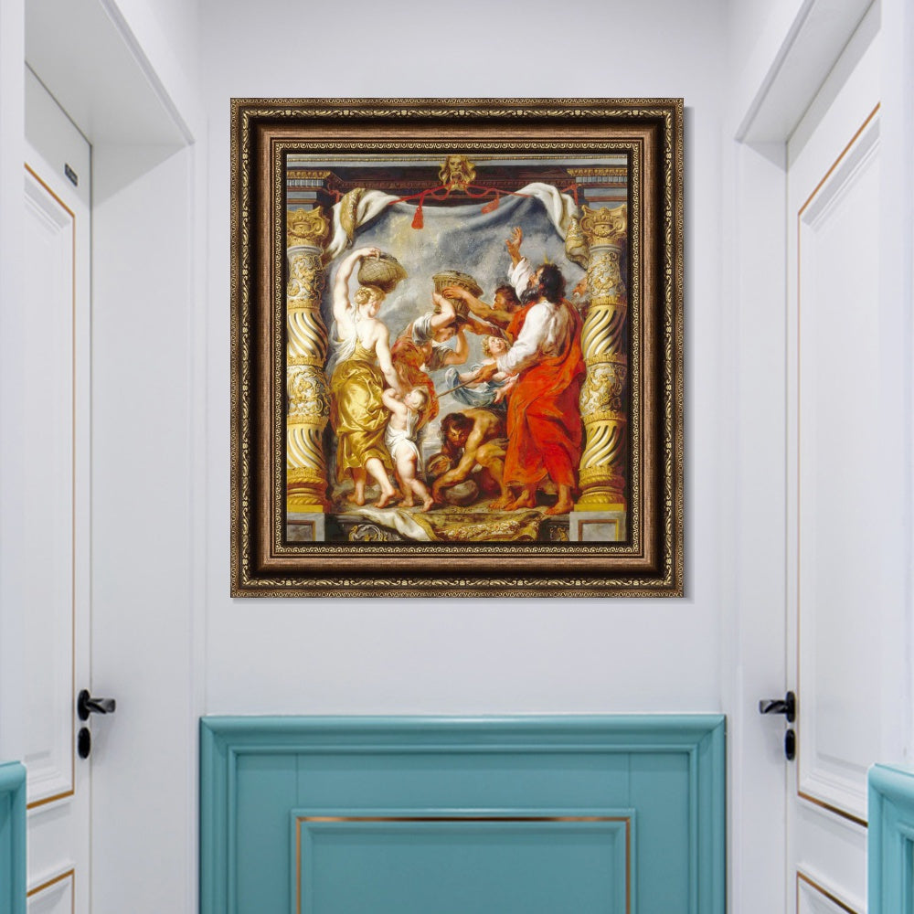 INVIN ART Framed Canvas Art Giclee Print Series#308 by Peter Paul Rubens Wall Art