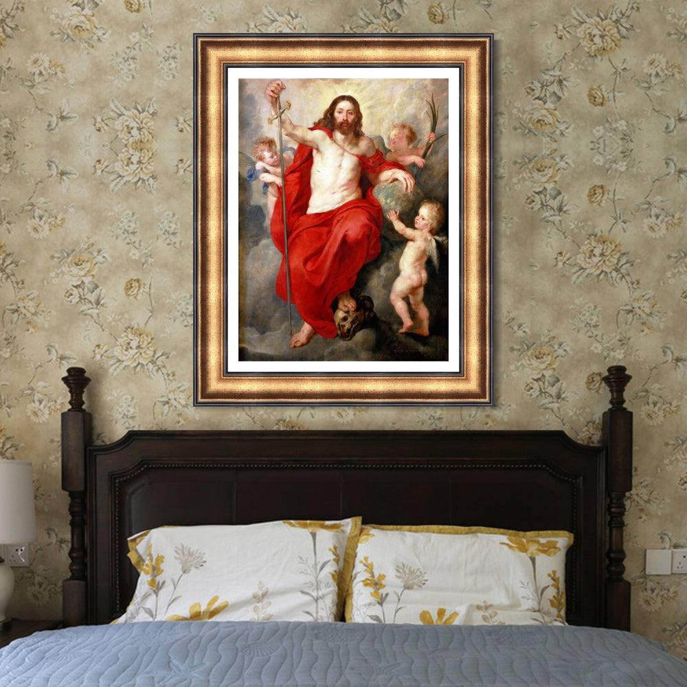 INVIN ART Framed Canvas Art Giclee Print Series#310 by Peter Paul Rubens Wall Art