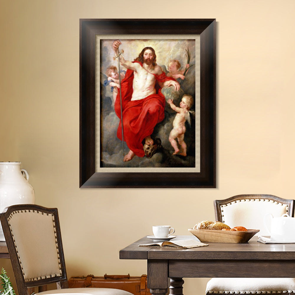 INVIN ART Framed Canvas Art Giclee Print Series#310 by Peter Paul Rubens Wall Art