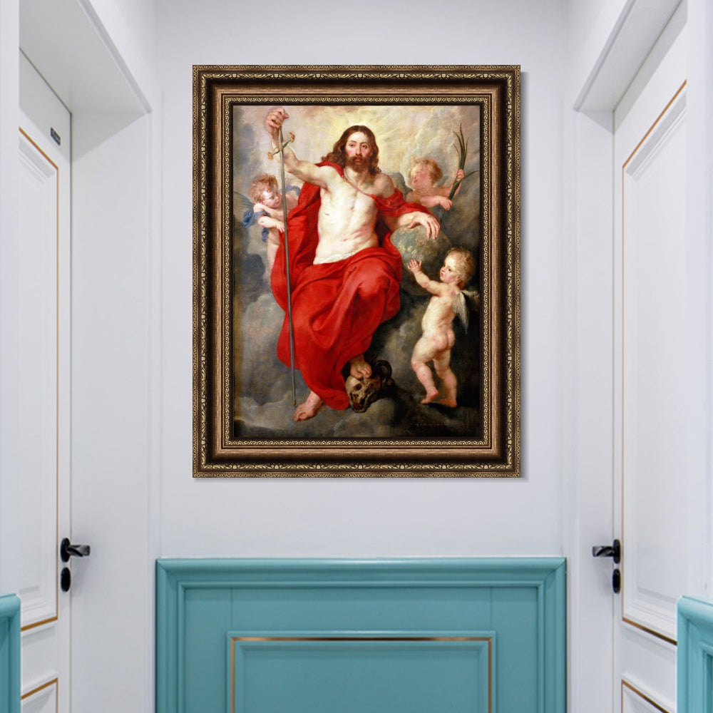 INVIN ART Framed Canvas Art Giclee Print Series#310 by Peter Paul Rubens Wall Art