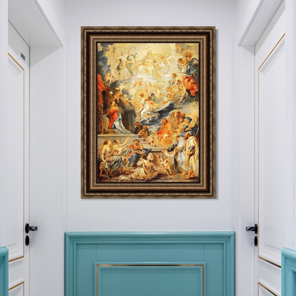INVIN ART Framed Canvas Art Giclee Print Series#313 by Peter Paul Rubens Wall Art