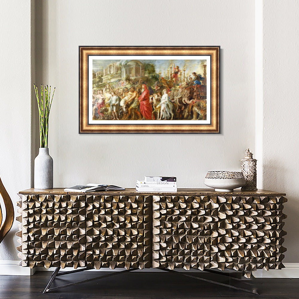 INVIN ART Framed Canvas Art Giclee Print Series#323 by Peter Paul Rubens Wall Art Living Room Home Office Decorations