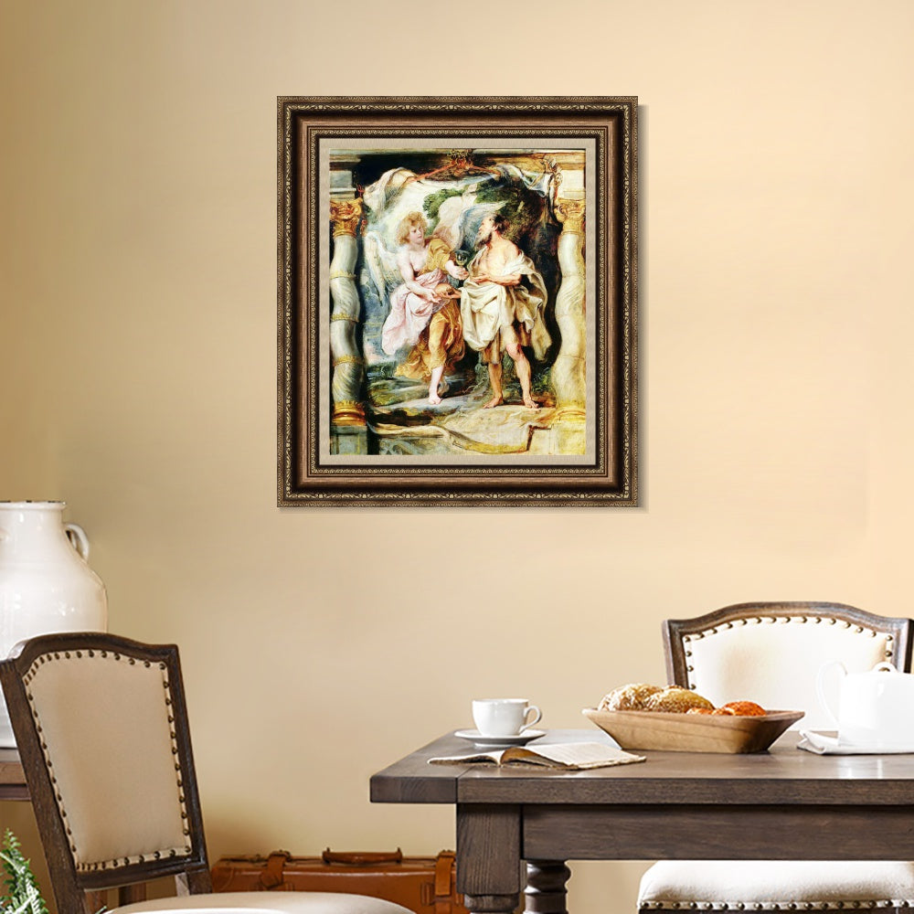 INVIN ART Framed Canvas Art Giclee Print Series#338 by Peter Paul Rubens Wall Art