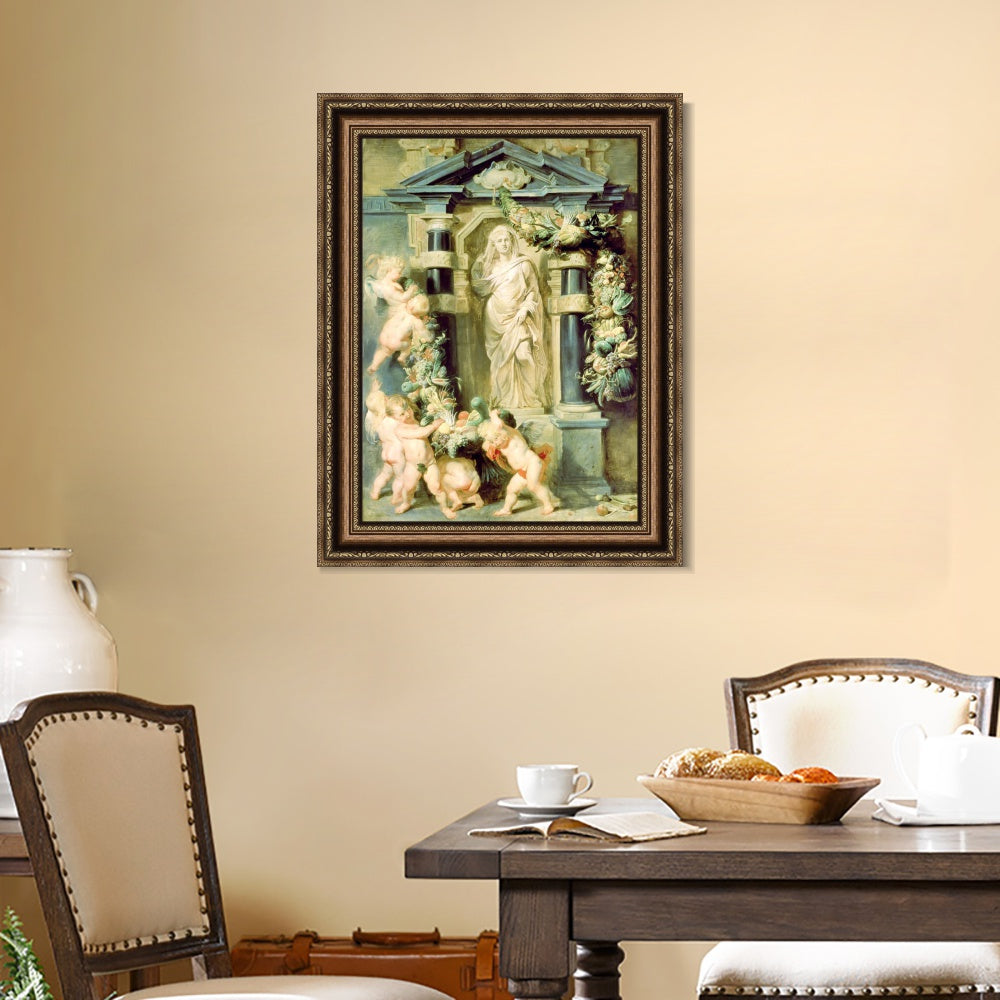 INVIN ART Framed Canvas Art Giclee Print Series#343 by Peter Paul Rubens Wall Art