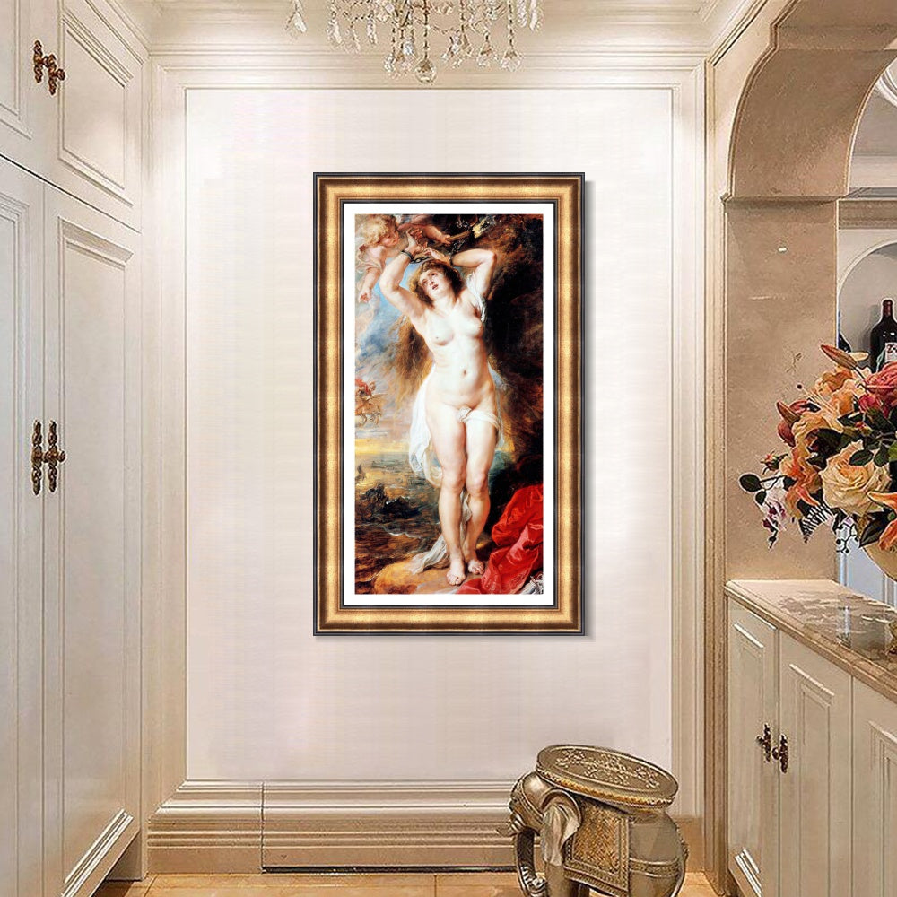 INVIN ART Framed Canvas Art Giclee Print Series#345 by Peter Paul Rubens Wall Art