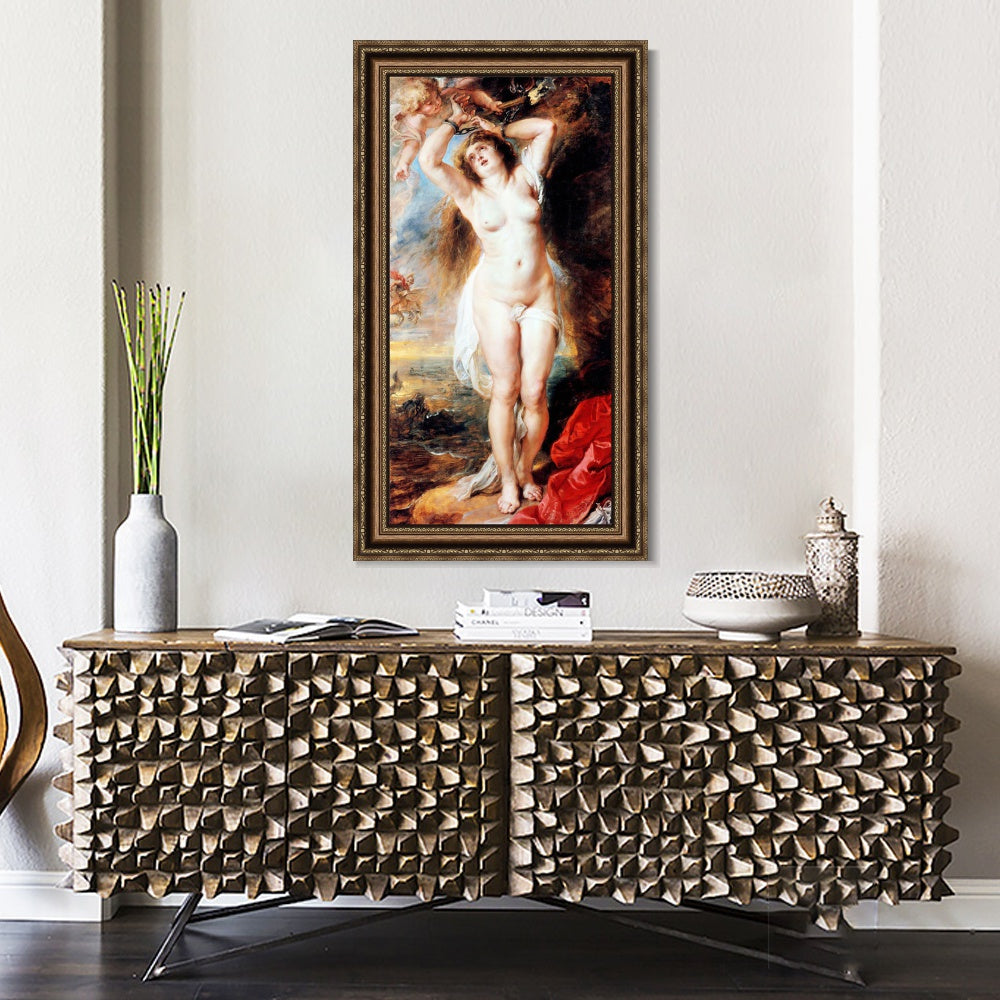 INVIN ART Framed Canvas Art Giclee Print Series#345 by Peter Paul Rubens Wall Art
