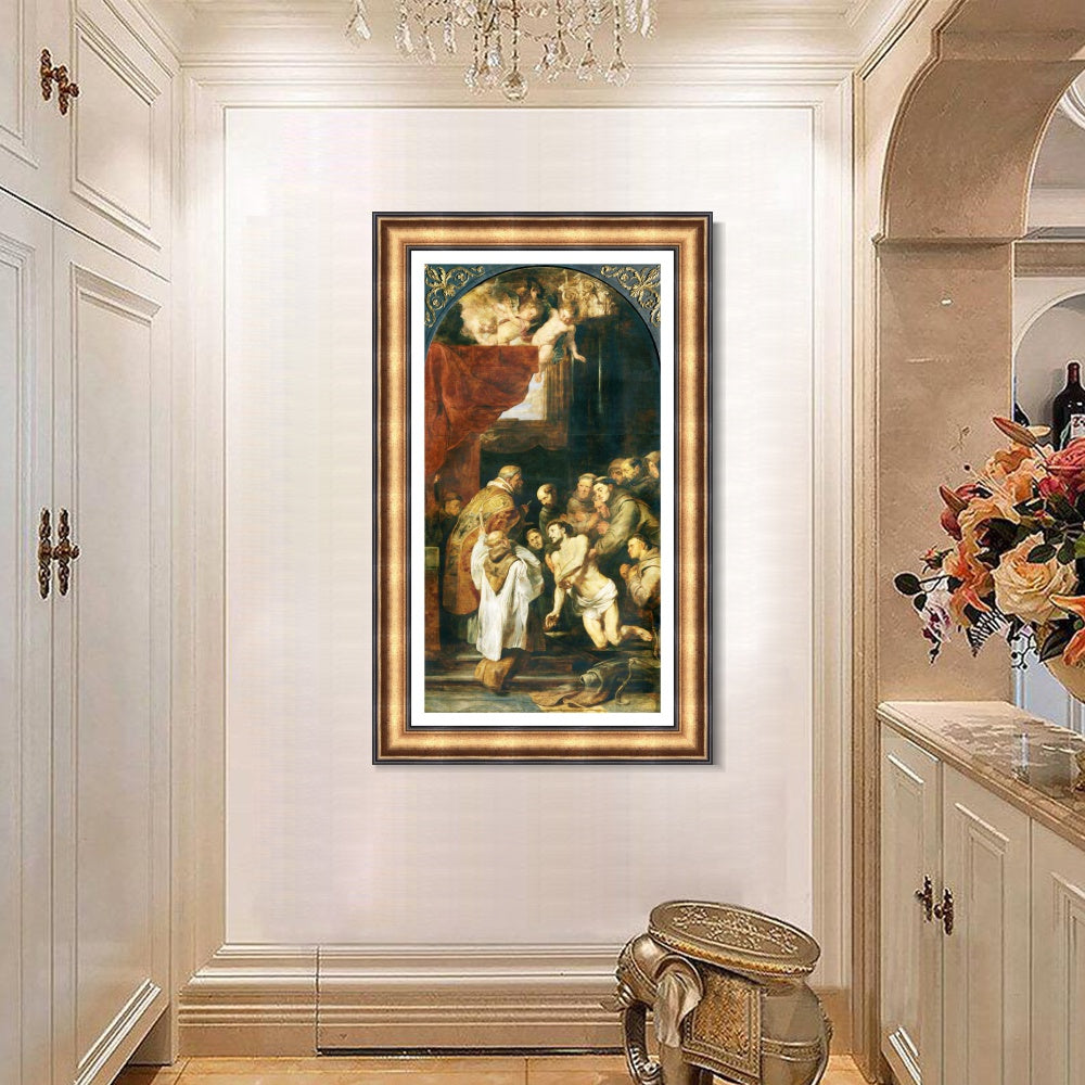 INVIN ART Framed Canvas Art Giclee Print Series#349 by Peter Paul Rubens Wall Art