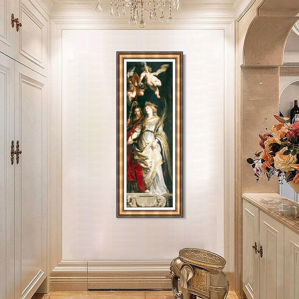 INVIN ART Framed Canvas Art Giclee Print Series#351 by Peter Paul Rubens Wall Art