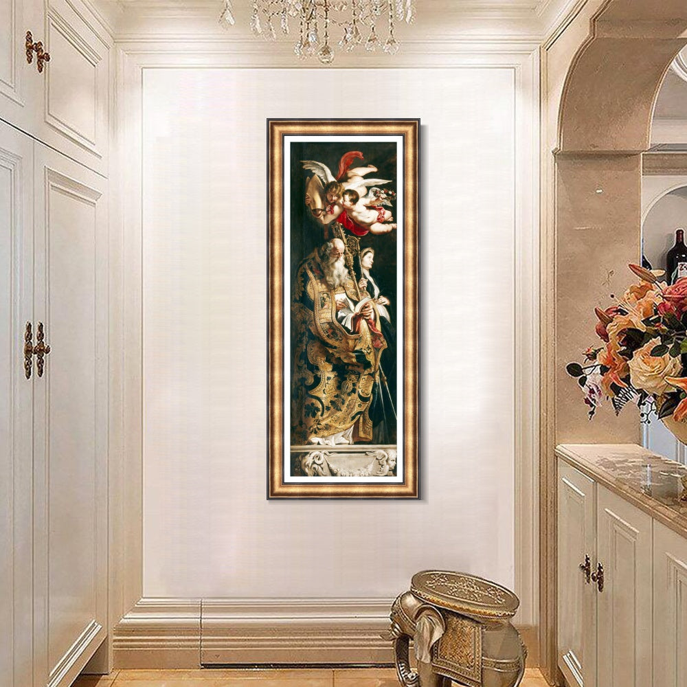 INVIN ART Framed Canvas Art Giclee Print Series#352 by Peter Paul Rubens Wall Art