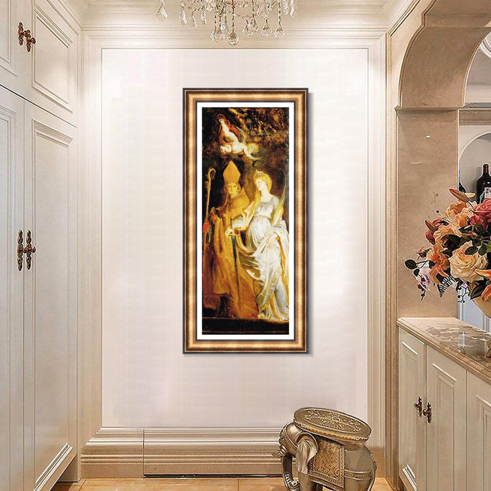 INVIN ART Framed Canvas Art Giclee Print Series#353 by Peter Paul Rubens Wall Art
