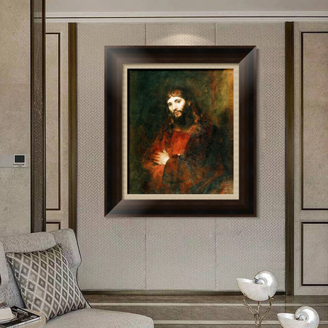 INVIN ART Framed Canvas Art Giclee Print Series#005 by Rembrandt Harmenszoon van Rijn Wall Art Living Room Home Office Decorations