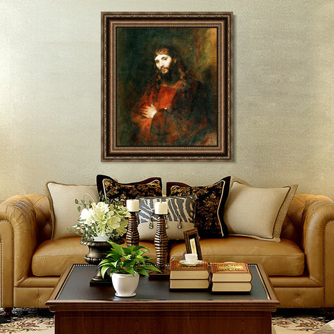 INVIN ART Framed Canvas Art Giclee Print Series#005 by Rembrandt Harmenszoon van Rijn Wall Art Living Room Home Office Decorations