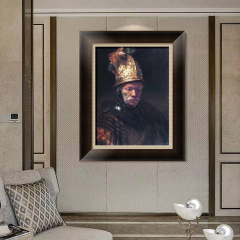 INVIN ART Framed Canvas Art Giclee Print Series#011 by Rembrandt Harmenszoon van Rijn Wall Art Living Room Home Office Decorations