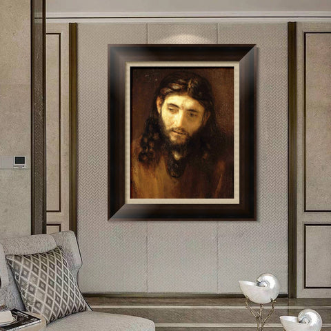 INVIN ART Framed Canvas Art Giclee Print Series#029 by Rembrandt Harmenszoon van Rijn Wall Art Living Room Home Office Decorations
