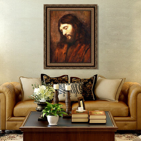 INVIN ART Framed Canvas Art Giclee Print Series#040 by Rembrandt Harmenszoon van Rijn Wall Art Living Room Home Office Decorations