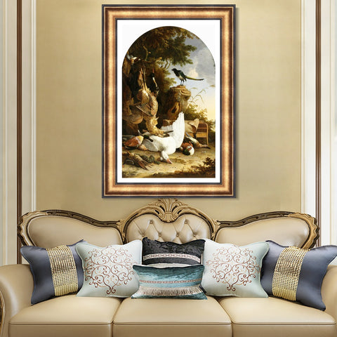 INVIN ART Framed Canvas Art Giclee Print Series#044 by Rembrandt Harmenszoon van Rijn Wall Art Living Room Home Office Decorations