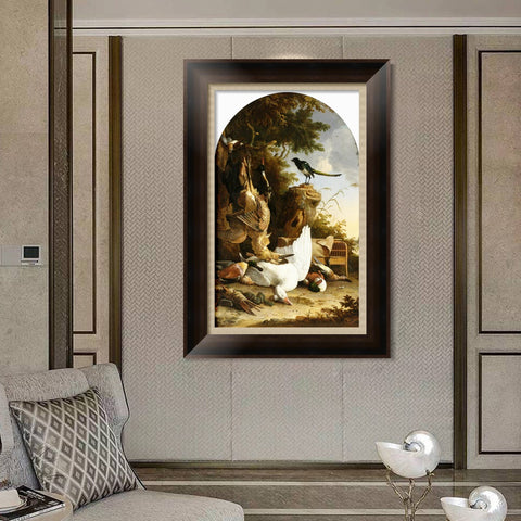 INVIN ART Framed Canvas Art Giclee Print Series#044 by Rembrandt Harmenszoon van Rijn Wall Art Living Room Home Office Decorations