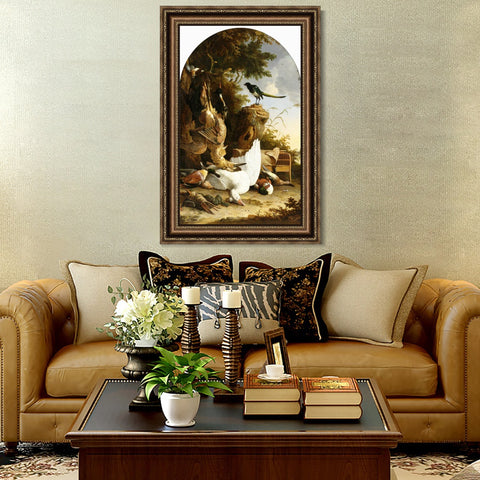 INVIN ART Framed Canvas Art Giclee Print Series#044 by Rembrandt Harmenszoon van Rijn Wall Art Living Room Home Office Decorations