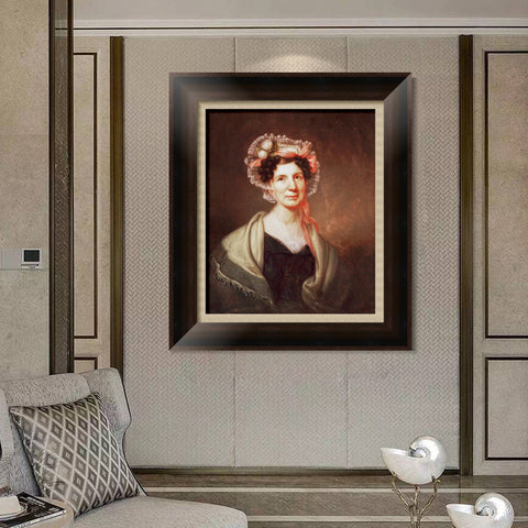 INVIN ART Framed Canvas Art Giclee Print Series#047 by Rembrandt Harmenszoon van Rijn Wall Art Living Room Home Office Decorations