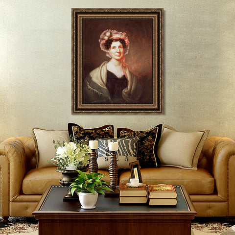 INVIN ART Framed Canvas Art Giclee Print Series#047 by Rembrandt Harmenszoon van Rijn Wall Art Living Room Home Office Decorations