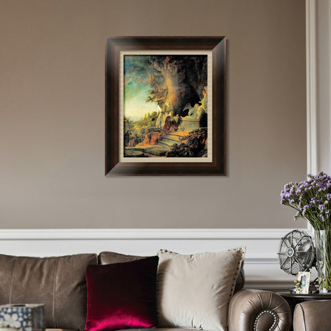 INVIN ART Framed Canvas Art Giclee Print Series#053 by Rembrandt Harmenszoon van Rijn Wall Art Living Room Home Office Decorations