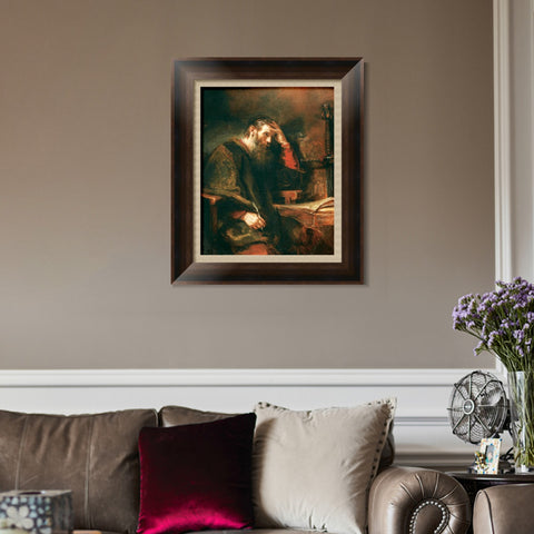 INVIN ART Framed Canvas Art Giclee Print Series#055 by Rembrandt Harmenszoon van Rijn Wall Art Living Room Home Office Decorations