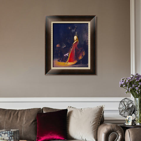 INVIN ART Framed Canvas Art Giclee Print Series#066 by Rembrandt Harmenszoon van Rijn Wall Art Living Room Home Office Decorations