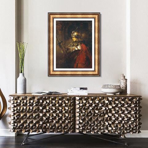 INVIN ART Framed Canvas Art Giclee Print Series#076 by Rembrandt Harmenszoon van Rijn Wall Art Living Room Home Office Decorations