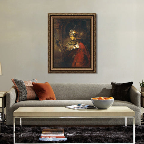 INVIN ART Framed Canvas Art Giclee Print Series#076 by Rembrandt Harmenszoon van Rijn Wall Art Living Room Home Office Decorations