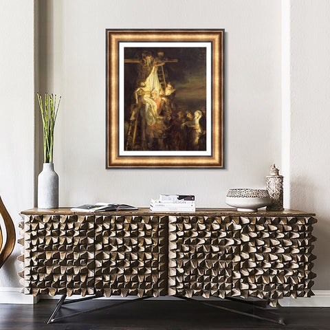 INVIN ART Framed Canvas Art Giclee Print Series#088 by Rembrandt Harmenszoon van Rijn Wall Art Living Room Home Office Decorations