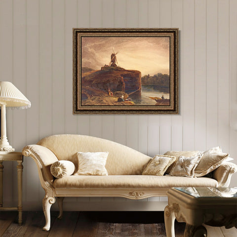 INVIN ART Framed Canvas Art Giclee Print Series#111 by Rembrandt Harmenszoon van Rijn Wall Art Living Room Home Office Decorations