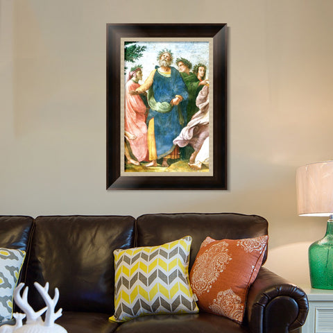 INVIN ART Framed Canvas Art Giclee Print Series#003 by Raphael/Raffaello Sanzio Wall Art Living Room Home Office Decorations