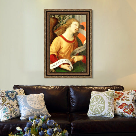 INVIN ART Framed Canvas Art Giclee Print Series#009 by Raphael/Raffaello Sanzio Wall Art Living Room Home Office Decorations