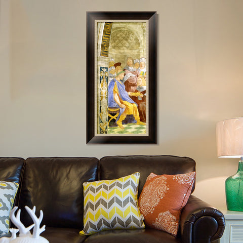 INVIN ART Framed Canvas Art Giclee Print Series#010 by Raphael/Raffaello Sanzio Wall Art Living Room Home Office Decorations