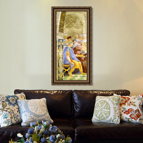 INVIN ART Framed Canvas Art Giclee Print Series#010 by Raphael/Raffaello Sanzio Wall Art Living Room Home Office Decorations