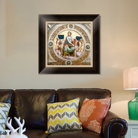 INVIN ART Framed Canvas Art Giclee Print Series#012 by Raphael/Raffaello Sanzio Wall Art Living Room Home Office Decorations