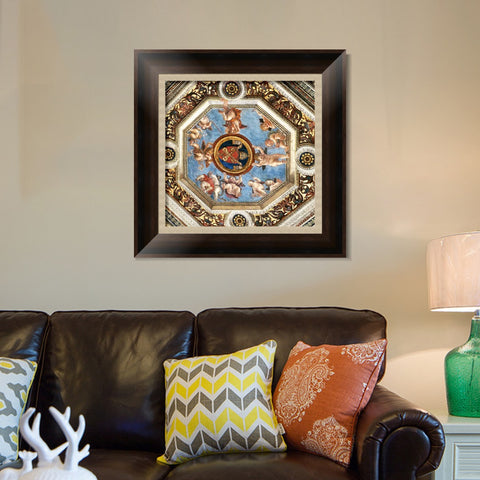 INVIN ART Framed Canvas Art Giclee Print Series#014 by Raphael/Raffaello Sanzio Wall Art Living Room Home Office Decorations