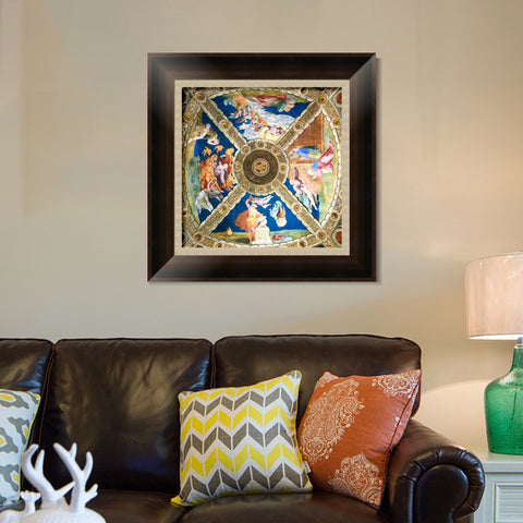 INVIN ART Framed Canvas Art Giclee Print Series#015 by Raphael/Raffaello Sanzio Wall Art Living Room Home Office Decorations