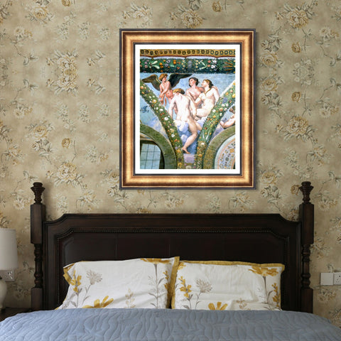 INVIN ART Framed Canvas Art Giclee Print Series#017 by Raphael/Raffaello Sanzio Wall Art Living Room Home Office Decorations