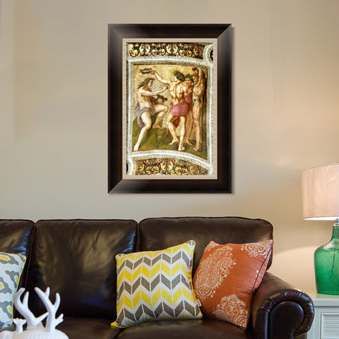 INVIN ART Framed Canvas Art Giclee Print Series#020 by Raphael/Raffaello Sanzio Wall Art Living Room Home Office Decorations