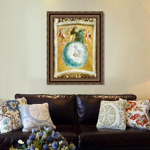 INVIN ART Framed Canvas Art Giclee Print Series#021 by Raphael/Raffaello Sanzio Wall Art Living Room Home Office Decorations