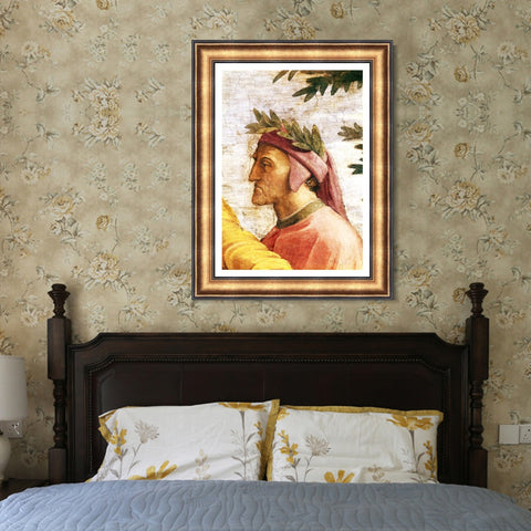 INVIN ART Framed Canvas Art Giclee Print Series#025 by Raphael/Raffaello Sanzio Wall Art Living Room Home Office Decorations