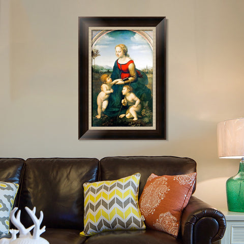 INVIN ART Framed Canvas Art Giclee Print Series#031 by Raphael/Raffaello Sanzio Wall Art Living Room Home Office Decorations