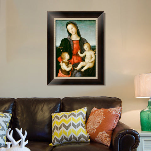 INVIN ART Framed Canvas Art Giclee Print Series#033 by Raphael/Raffaello Sanzio Wall Art Living Room Home Office Decorations