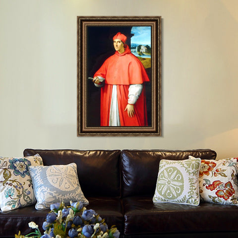 INVIN ART Framed Canvas Art Giclee Print Series#034 by Raphael/Raffaello Sanzio Wall Art Living Room Home Office Decorations