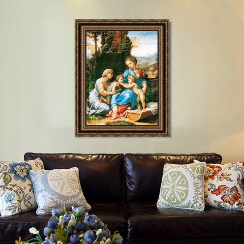 INVIN ART Framed Canvas Art Giclee Print Series#038 by Raphael/Raffaello Sanzio Wall Art Living Room Home Office Decorations