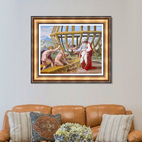 INVIN ART Framed Canvas Art Giclee Print Series#059 by Raphael/Raffaello Sanzio Wall Art Living Room Home Office Decorations